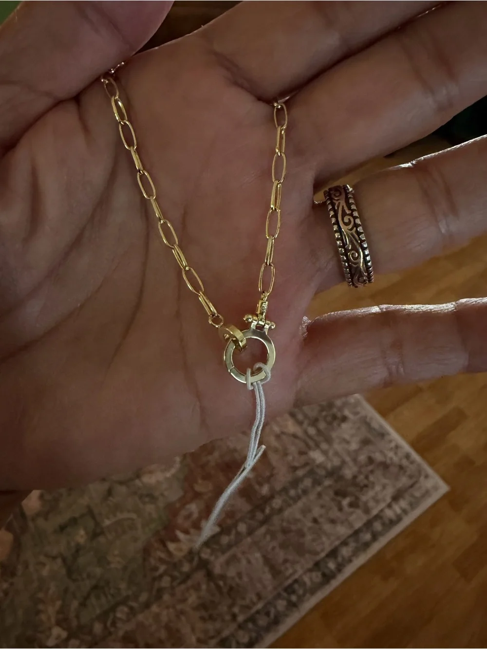 Gorjana Mini Parker Necklace - 14k Gold Plated 17” - Picture 3 of 5